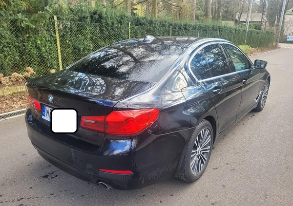 BMW Seria 5 cena 99000 przebieg: 94000, rok produkcji 2018 z Leśna małe 67